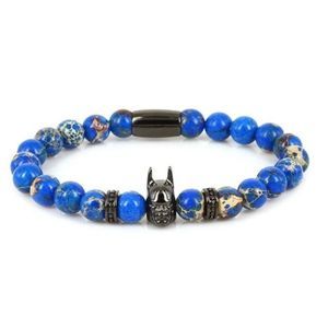 ⭐️ HANDMADE BLUE JASPER PRANA BRACELET